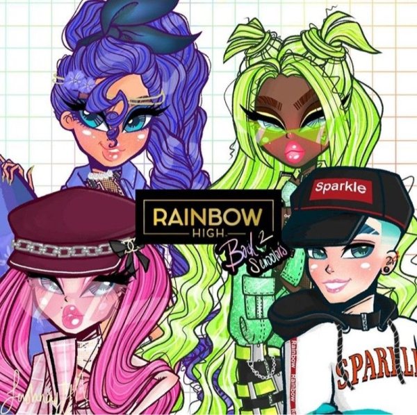 Rainbow High арты