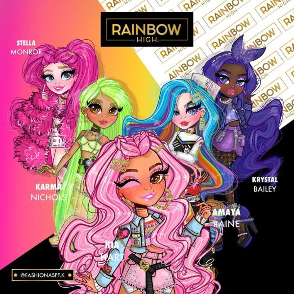 Rainbow High персонажи