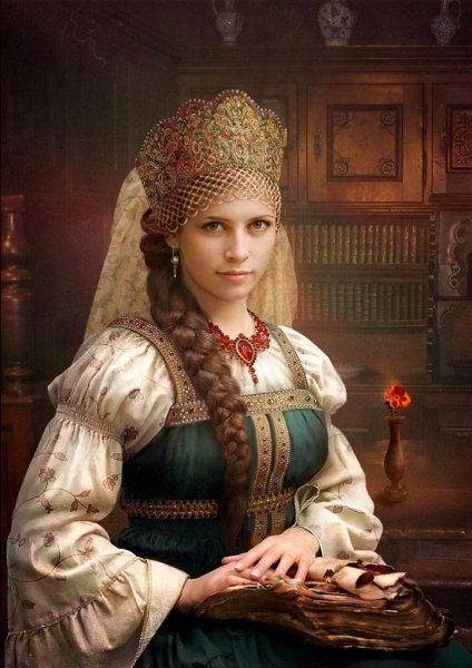 Арты русские народные царевны (49 фото)