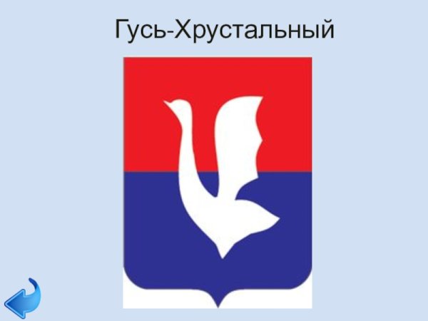 Герб города Гусь Хрустальный Владимирской области