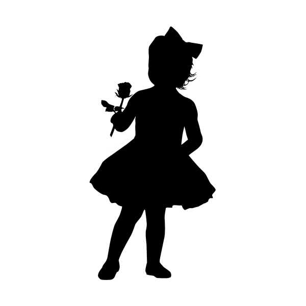 Паж силуэт