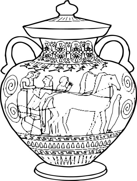 Рисунок Амфоры древней Греции