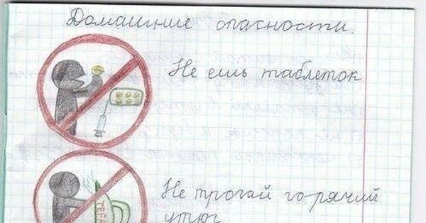 Домашние опасности знаки