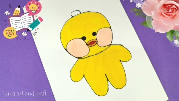 Уточка Лала Фанфан рисунок