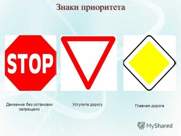 Знак стоп движение без остановки запрещено