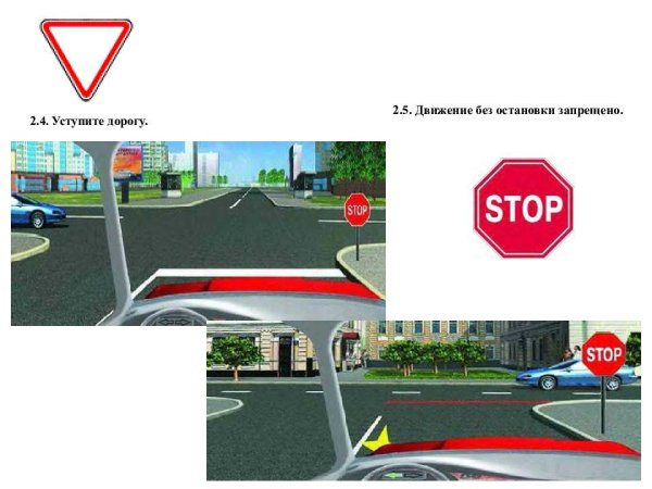 Движение без остановки запрещено дорожный знак