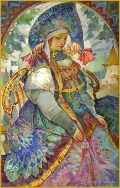 Федоскинские миниатюры Михаил Шелухин.