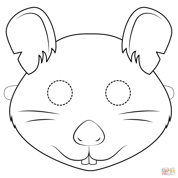 Маска мышки на голову — Все для детского сада