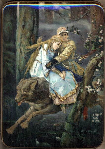 Ivan Tsarevich and Wolf Art