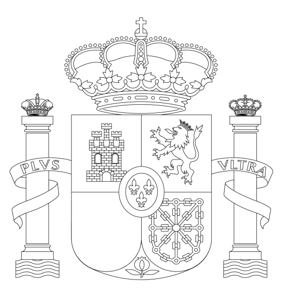Флаг и герб Испании раскраска