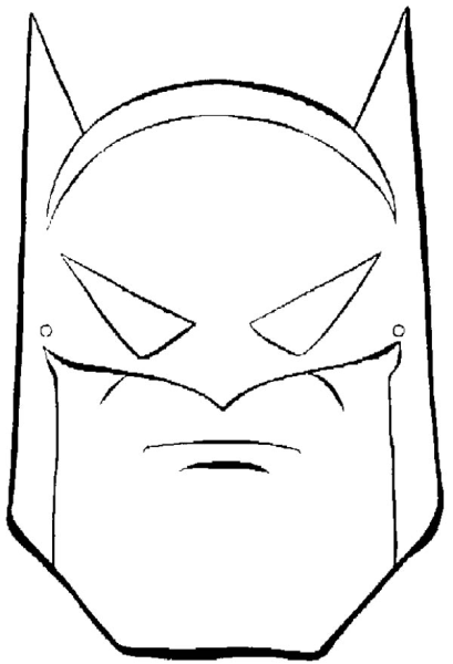 Маска Batman raskraska