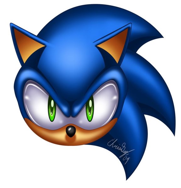 Маска Соника Sonic