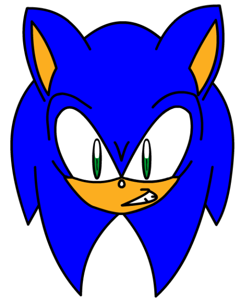 Маска Соника Sonic