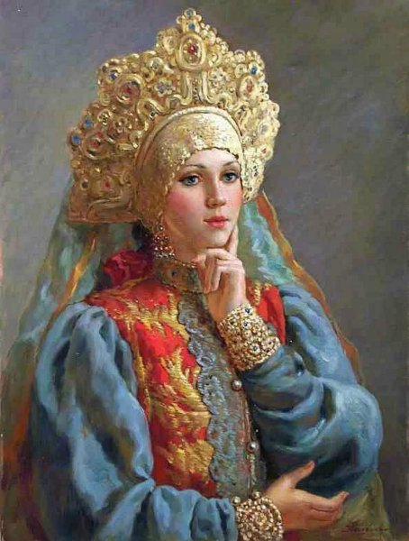 Художник Владислав Нагорнов русские красавицы