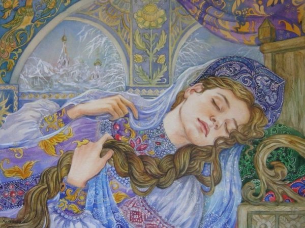 Спящая красавица Царевна Жуковского