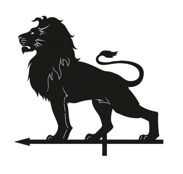 Флюгер геральдический Лев