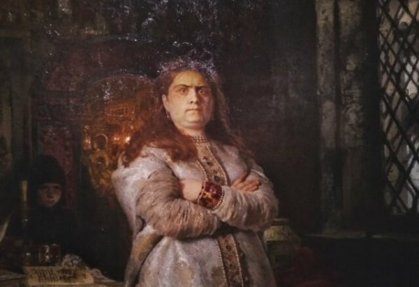 Царевна Софья в Новодевичьем монастыре