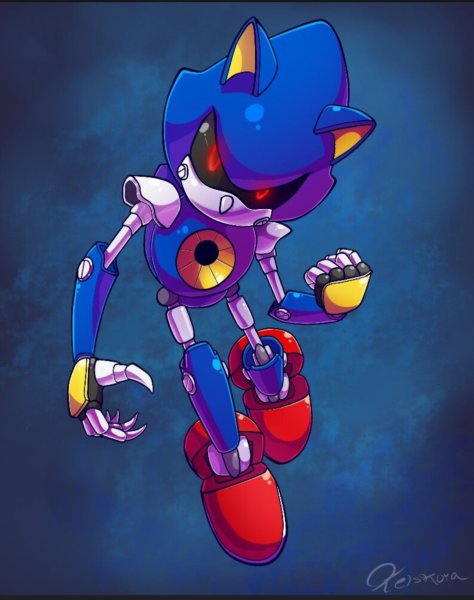 Metal Sonic арт