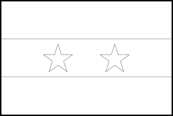 Флаг Сирии раскраска