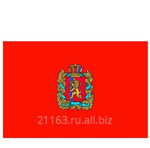 Пазла флаг Красноярского края
