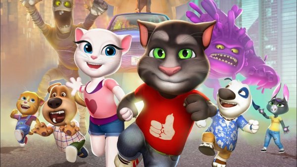 Игра talking Tom friends