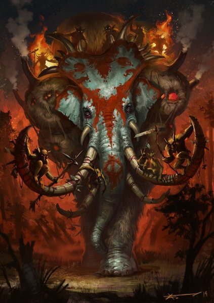 Mammoth демон