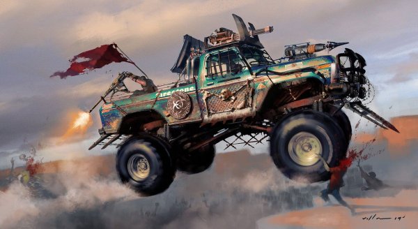 Грузовик-монстр «Безумный Макс» (Mad Max)