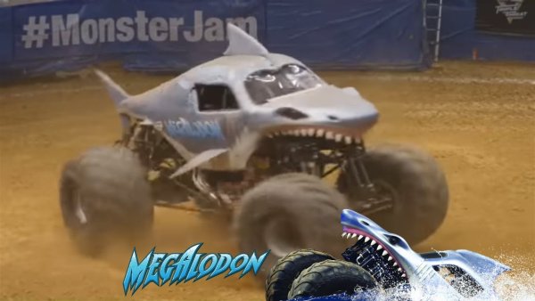 Monster Jam Megalodon 1 24 размер