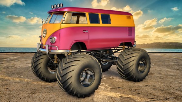 Volkswagen Transporter монстр трак