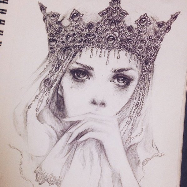 Рисунок царевны Несмеяны
