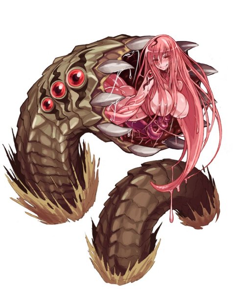 Monster girl Encyclopedia песчаный червь