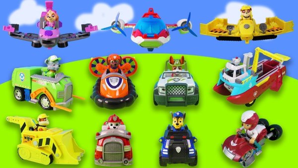 Игра Щенячий патруль машинки