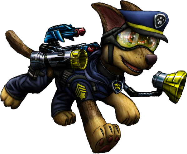 Paw Patrol Chase Art