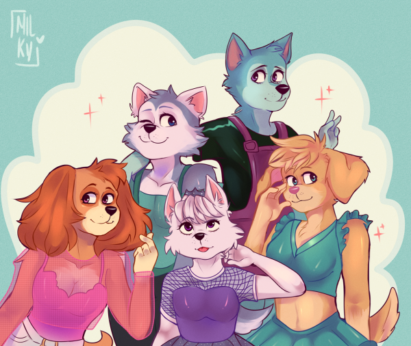 Milkymatsu02 Щенячий патруль арт
