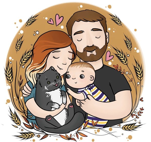 Семья иллюстрация