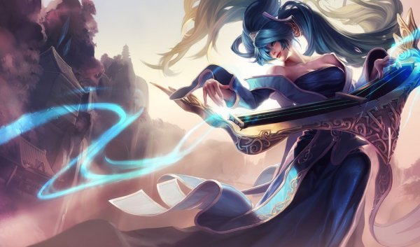 League of Legends Сона арт