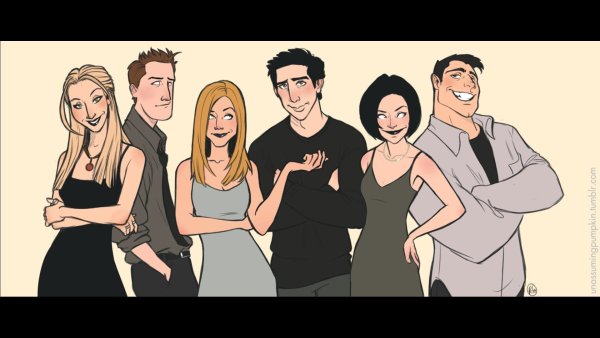 Сериал друзья рисунки