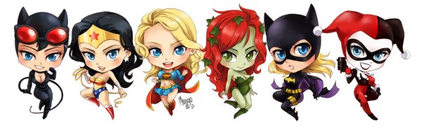 DC супергероини Чиби