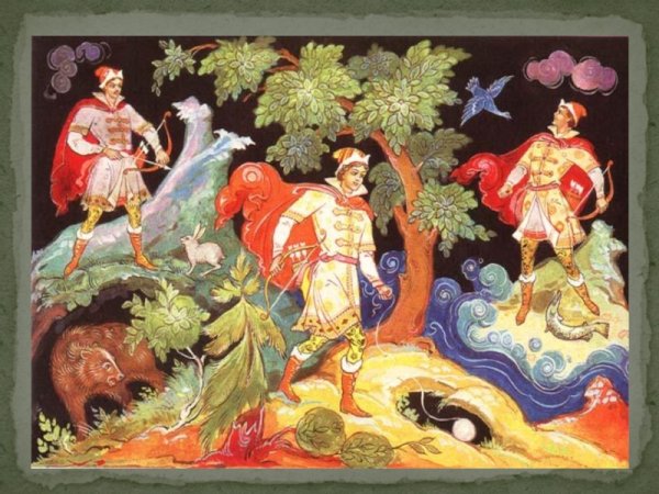 Бокарев художник Палех Царевна лягушка