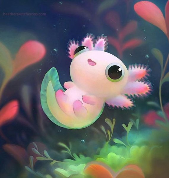 Аксолотль Kawai