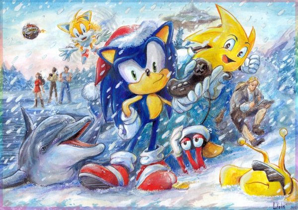 Sonic the Hedgehog новый год