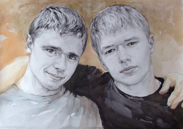 Портрет двух братьев