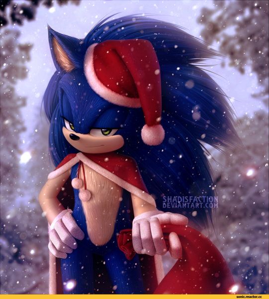 Новогодний Sonic the Hedgehog