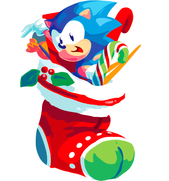 Новогодний Соник