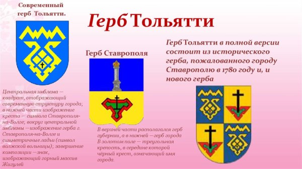 Герб города Тольятти Самарской области