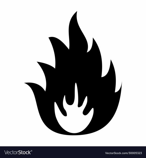 Значок Огнеопасно svg