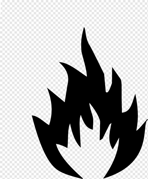 Огонь знак вектор