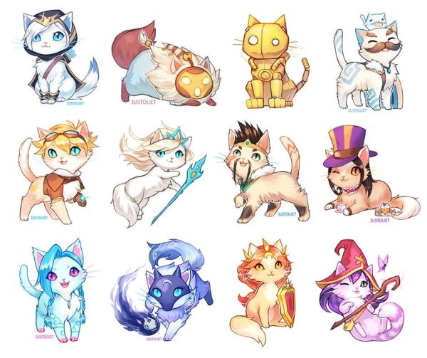 Кошка Юми League of Legends