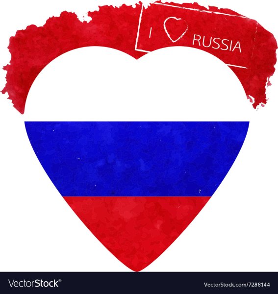 Флаг России я люблю Россию