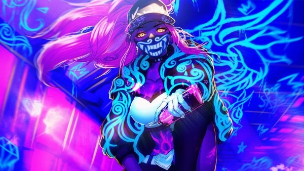 Акали k/da неон